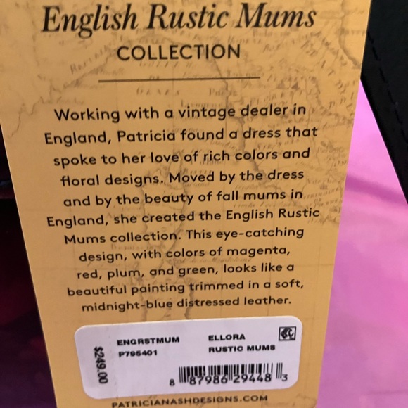 Patricia Nash Multicolor Floral Shoulder Bag NWT Rose Collection - Picture 3 of 5